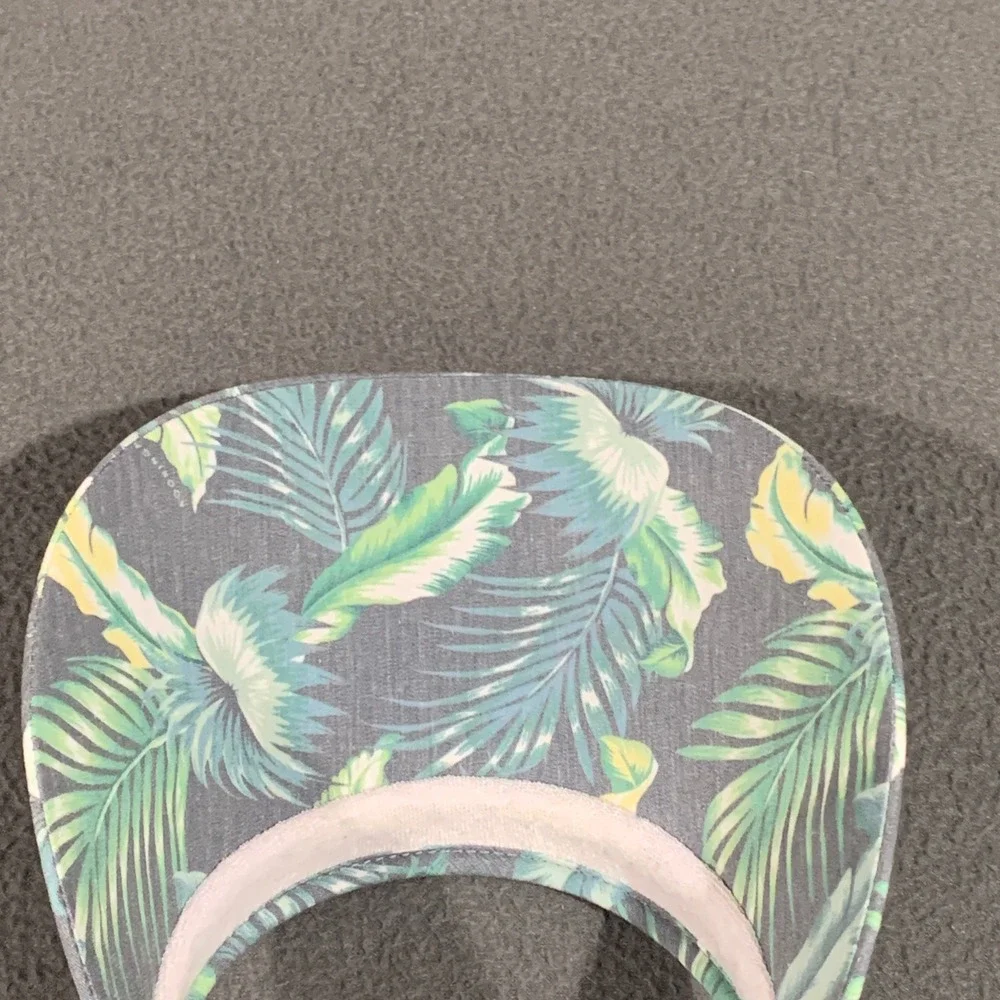 Kooringal‎ Womens Tropical Palm Leaf Sun Visor Blue Green OSFM Travel Coastal